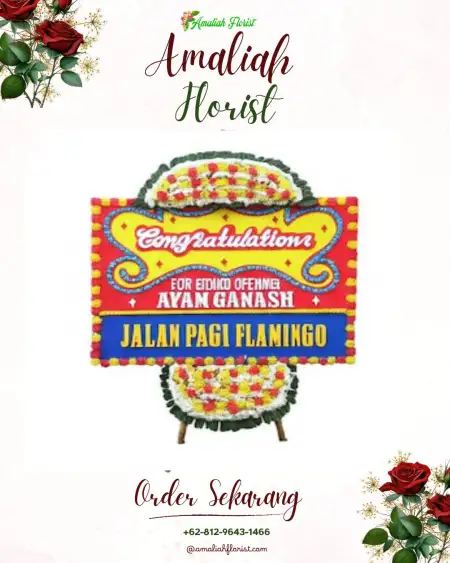 Sewa Papan Bunga Landah