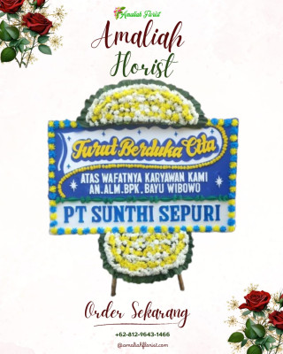 Papan Bunga Duka di Landah