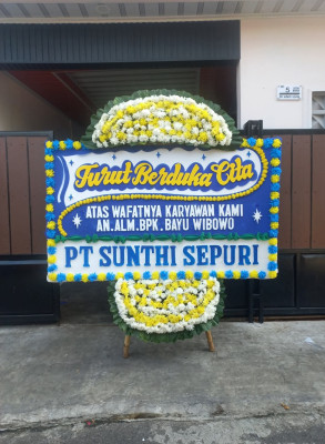 Papan Bunga Duka di Landah