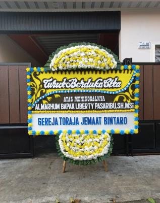 Papan Bunga Duka di Landah